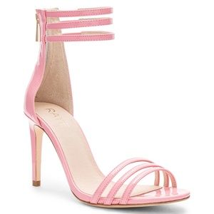 Raye Pink Patent Mona Heels Size 6